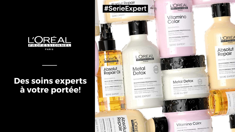 L'Oréal professionnel des soins experts à votre portée